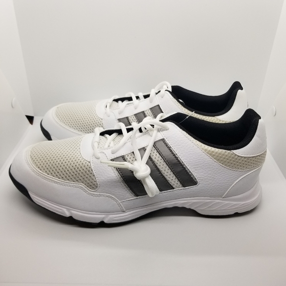 NWT Adidas Tech Response 4.0 White/White/Dark Silver Metallic golf cleats US 11 - Picture 4 of 12